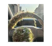 DIY Yarn Steering Wheel Grip, Winter Car Steering Wheel Wrap, for Cold Weather Steering Cover, Soft Knit Auto Interior(Color 3,200g/4-pack)