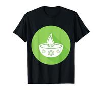 Diya Lamp Diwali Hindu Sikh, Festival de Oración Jain Budista Camiseta