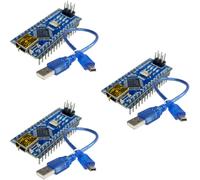 DIYables Placa de desarrollo Nano V3.0, compatible con Arduino Nano, paquete de 3