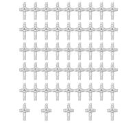 diyalo Cruz Papal del Buen Pastor Francisco/Cruz de reparación de cara sagrada/Cruz de Nuestra Señora de Medjugorje/San Benito Exorcismo Crucifixión Colgante para collar de bricolaje Rosario Chaplet