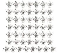 diyalo Exorcismo San Benito de Nursia/Medalla Milagrosa/Jesús Cruz Perlas sueltas para DIY Rosario Collar Pulsera de oración Coronilla Joyería Parte, Metal, No es una piedra preciosa