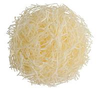 DIYASY Papel rallado blanco con leche, 7 onzas de rafia de hierba de papel cortado arrugado para relleno de cesta de Pascua y caja de regalo decoración de embalaje