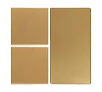 DIYCUT 3 Piezas Tapa Ciega Autoadhesivo, Cubre Enchufes, Oro | Tapa Enchufes Pared 2 Estilos: 8,6 cm y 18×10 cm, Adhesivo Fuerte, para Baño, Dormitorios,Contador Eléctrico,Cocina