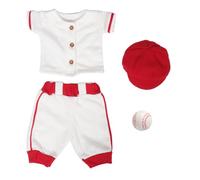 DIYEAH 1 Juego de Accesorios para posar de Jugador de béisbol para recién Nacidos - Disfraz de fotografía para niño y niña - Uniforme Deportivo para sesiones de Fotos de recién Nacidos