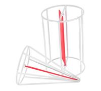 DIYEAH 1 Juego de Sólidos Geométricos con Marco Metálico para Enseñanza de Volumen y Superficie Cilindro y Cono Herramienta Didáctica para Clases de Matemáticas Diseño para Estudiantes