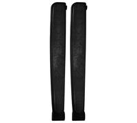 DIYEAH 1 Par de Reposabrazos de Repuesto para Sillón Reclinable y Silla de Playa, Almohadillas Ergonómicas de Plástico Negro Multifuncionales para Uso al Aire Libre y Viajes