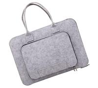 DIYEAH 1 Pieza Maletín de Almacenamiento para Tabletas y Ordenadores Portátiles Funda de Fieltro para y Negocios Protector Rasguños y Resistente al Desgaste Color Gris
