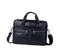 DIYEAH 1 Pieza Maletín de Premium para Hombre Bolso de Hombro Multifuncional para Negocios para y Reuniones Color Negro