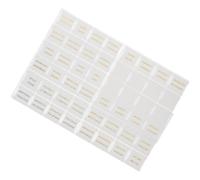 DIYEAH 10 Hojas Pestañas Índice para Libro Sagrado Blanco, Etiquetas Duraderas y Claras para Textos Religiosos, Ideales para Estudio y Organización 80 Adhesivos