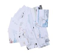 DIYEAH 10 Kit de Papelería Creativa para Cumpleaños Sobres y Papel de Carta de Papel Suave Diseños Japoneses Adorables para Escribir Notas y Enviar a Seres Queridos