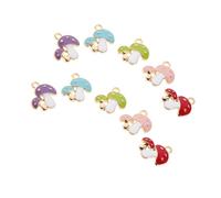 DIYEAH 10 Piezas Accesorios para Diy de Joyas Colgantes Coloridos para Pulseras Collares y Llaveros para Creatividad Artesanal