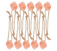 DIYEAH 10 Piezas Bloque de Sal Mineral, Sal Mineral Colgante para Caballos y Cabras, Favorece la Absorción de Nutrientes, Minerales, Naranja, para Granja y Rutina de Cuidado