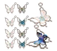 DIYEAH 10 Piezas Colgante Sencillo Charm Colgante Encanto Pegatinas Lindas Pulseras Dije Para