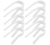 DIYEAH 10 Piezas Corrector Adelgazante de Nariz Soporte en Forma de U, Clip de Plástico Duradero para Elevación y Corrección del Puente Nasal, Herramienta de Belleza para Uso Diario