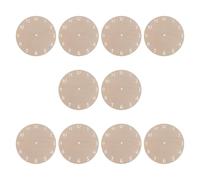 DIYEAH 10 Unidades Base de Madera para Reloj de Pared Redonda de 15cm, Kit Artesanal Pintable con Números Arábigos, Adecuado para Decoración Creativa en Hogar y Oficina