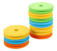 DIYEAH 10 Unidades Carrete de Línea de Pesca Espuma Eva Diámetro 3.95 Pulgadas Organizador Colorido para Almacenamiento y Manejo en Pesca Deportiva Surfcasting Color Aleatorio