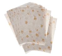 DIYEAH 100 hojas Papel Absorbente de Aceite para Alimentos Papel Antigrasa Vintage con Diseño Retro para Envolver y Forrar Platos para Comida Resistente y Ecológico