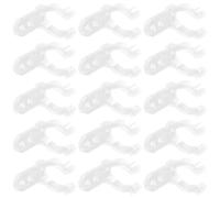 DIYEAH 100 piezas Abrazaderas Silicona para Tubos LED con Tornillos Fijación Práctica y para Iluminación Instalación y Desmontaje Clips de Montaje para Decoración y Reemplazo