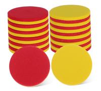 DIYEAH 100 piezas Contadores Matemáticos de EVA de Bicolor Rojo Amarillo Fichas de Cálculo para Juguete Educativo Matemáticas