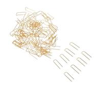 DIYEAH 100 Piezas U-shaped Stainless Steel Fork Pins For Quilting Sharp Double Blocking Sewing Pins For Fabric Fixing In DIY Needlework And Home Crafts