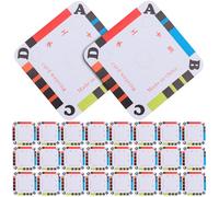 DIYEAH 100 Tarjetas de Papel para Tejer Cartón Resistente Tamaño Estándar Suministros para Tejido Artesanal DIY Elaboración Manual Herramientas para Telares Kit para Manualidades