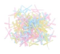 DIYEAH 100 Unidades Lazo de Cinta de Nylon Prefabricado para Adorno Versátil Molde de Silicona Resistente Adecuado para Manualidades DIY y Adornos para Vestido Fiesta