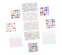 DIYEAH 11 hojas Pegatinas Acrílicas de Gemas Autoadhesivas para DIY Decoración Manualidades Cristales Brillantes