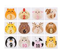 DIYEAH 12 Pegatinas para Bebés, Accesorio para Fotos de Recién Nacido, Elemento para Registro de Vida