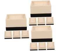 DIYEAH 12 Piezas Almohadillas Antideslizantes para Patas de Muebles de Resina, Elevadores de Cama 4,8 CM, Protectores para Patas de Silla y Mesa, Juego de 4 Unidades, Uso Interior en