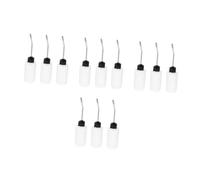 DIYEAH 12 Piezas Botes de Aceite para Máquina de Coser con Boquilla de Hierro y Tapa Antidesbordamiento Botella Dispensadora para Costura y Uso Automotriz