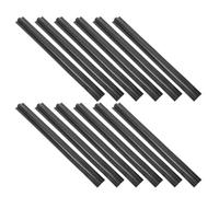 DIYEAH 12 Piezas Cubierta Protectora del de Cables del automóvil gestión de Cables del Coche Organizador de Funda de Mangas de PVC Black