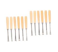 DIYEAH 12 Piezas Cuchillos de Tallado para Madera Herramientas de Escultura Manual Kit Multifuncional para Bricolaje y Carpintería Precisa para Principiantes y Aficionados