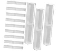 DIYEAH 12 Piezas Estuche Plástico Translúcido para Bolígrafos de Cajas Reutilizables para Almacenamiento de Lápices y Estilográficas Organizador Portátil y Elegante para Regalos