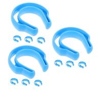 DIYEAH 12 Piezas Tope de Puerta Antideslizante para Seguridad Infantil Protector Anti-Choque y Anti-atrapamiento para Clip Fácil de Usar para Evitar Cierres Accidentales Hogares