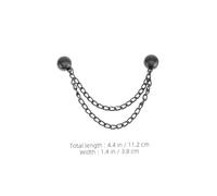 DIYEAH 12 Piezas Unidades Pinzas Magnéticas para Ropa con Cadena Clips Ajustables para Dobladillos y Mangas Broches para Suéteres Chales y Blusas Sujetadores sin Costuras para Mujer