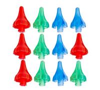 DIYEAH 12 Puntas de Irrigación para Limpieza de Oídos 12 Piezas, Boquillas Suaves y Cómodas en Verde, Azul y Rojo, Control Preciso de Agua, Herramienta Portátil para Lavado y Eliminación