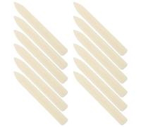 DIYEAH 12 Unidades Herramienta Manual de Plástico para Plegado Preciso y Creación de Tarjetas, Cuchillo para Pliegues en Papel Artístico y Cartón Beige, Adecuado para Manualidades