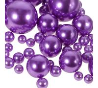 DIYEAH 125 Unidades Relleno de Jarrón Perlas Abs sin Agujero para Decoración Creativa en Bodas y Fiestas, Acabado Portátil Fina Elaboración para Manualidades