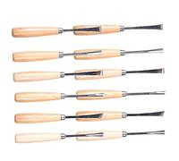 DIYEAH 12piezas Cinceles Para Tallar Madera De Formones Para Carpintería Profesional Para Tallado De Detalles