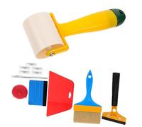 DIYEAH 12piezas Kit De Herramientas Para Empapelar y Alisar Incluye Rodillo Escobilla y Raspador Para Vinilo y Tapiz