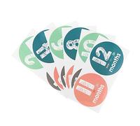 DIYEAH 12piezas Pegatinas del Mes para Recién Nacidos Accesorios para Fondo de Fotos Decoración para Fotos Primer Año