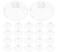 DIYEAH 150 Ventosas Transparentes para Vidrio Gancho Resistente y Diseño Elegante, Soporte Ventosa de Pvc para Arreglos de Flores y Decoración en Bodas