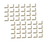 DIYEAH 180 Piezas Protector Esquinas Metálico Vintage Dorado para Álbumes Cuadernos Scrapbooking y Carpetas Guardas Decorativas y