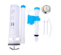 DIYEAH 1Juego Kit de Accesorios para Tanque de Inodoro Válvula de Agua de Entrada y Drenaje Botones Ajustables para Inodoro Antiguos de Agua y Instalación Compatible con Tanques