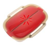 DIYEAH 1pieza Caja para Cocinar al Vapor Resistente al Calor para Microondas Vaporera Grande de Doble con Ventilación y Filtro de Aceite para Verduras y Pescado