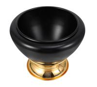 DIYEAH 1pieza Cuenco de Sonido de Yoga Creativo de Cobre Negro Grande Cuenco de Canto Práctico para Meditación Decoración Artística para Relajación y Mindfulness Hogar y Estudio