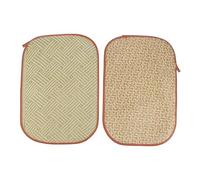 DIYEAH 2 Alfombrillas Refrescantes de Hierba y Ratán Color Aleatorio sin Olor y Seguras para Comer para Conejos y Animales Pequeños Ideales para Verano y Descanso