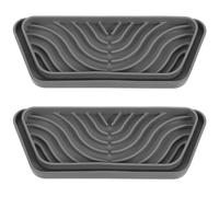 DIYEAH 2 bandejas antigoteo para refrigerador - Bandeja/recipiente antigoteo para dispensador de agua de 8x3" - Almohadilla/de silicona para refrigerador - Alfombrilla protectora antideslizante