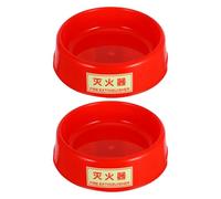 DIYEAH 2 bases para extintor de incendios, base de plástico fluorescente, soporte, organizador de soportes para extintor de 5-8 kg, para casa, coche, cocina.