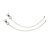 DIYEAH 2 cadenas para ventilador de techo - Cadena vintage con bola de prisma de cristal, extensor de luz colgante para baño, inodoro y lámpara de escritorio.